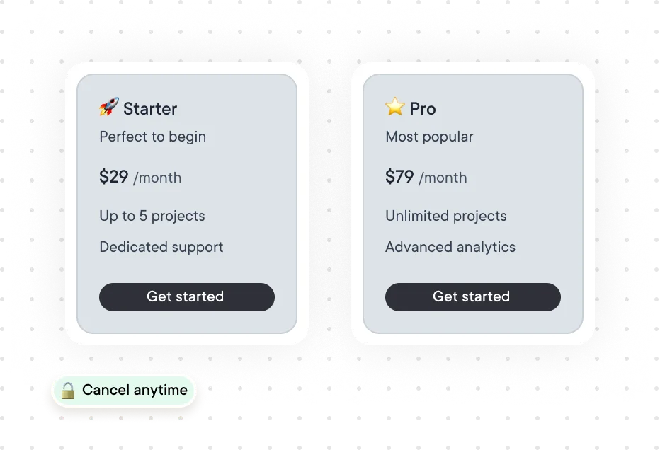 Flexible pricing by ofspace