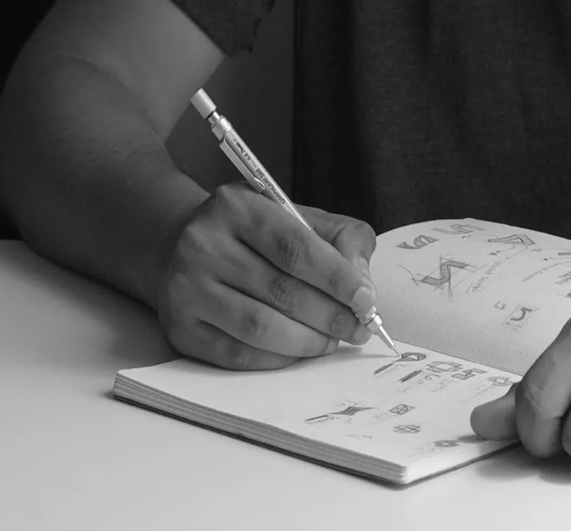 Leading Ads logo sketches book 04 by ofsapce