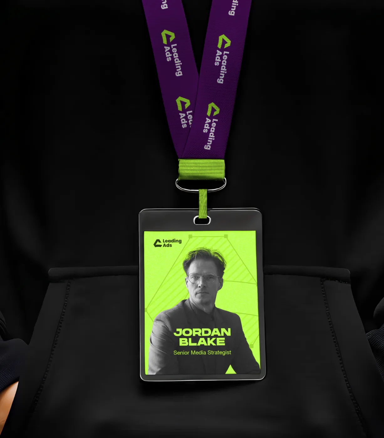 Leading Ads packed ID card branding by ofspace