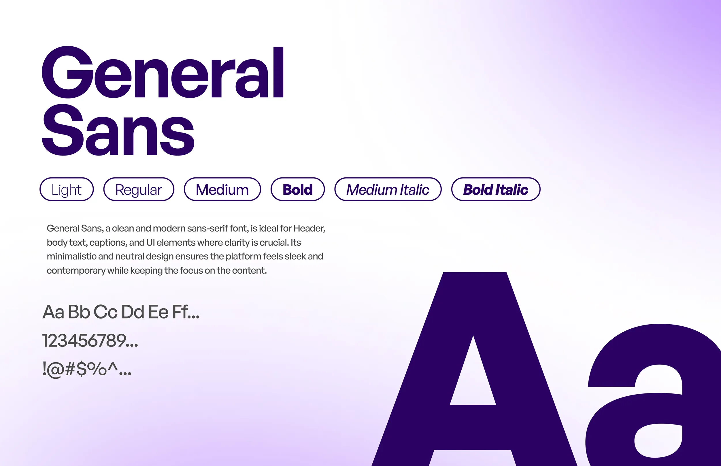 Leading Cards typography presentation 02 by ofspace