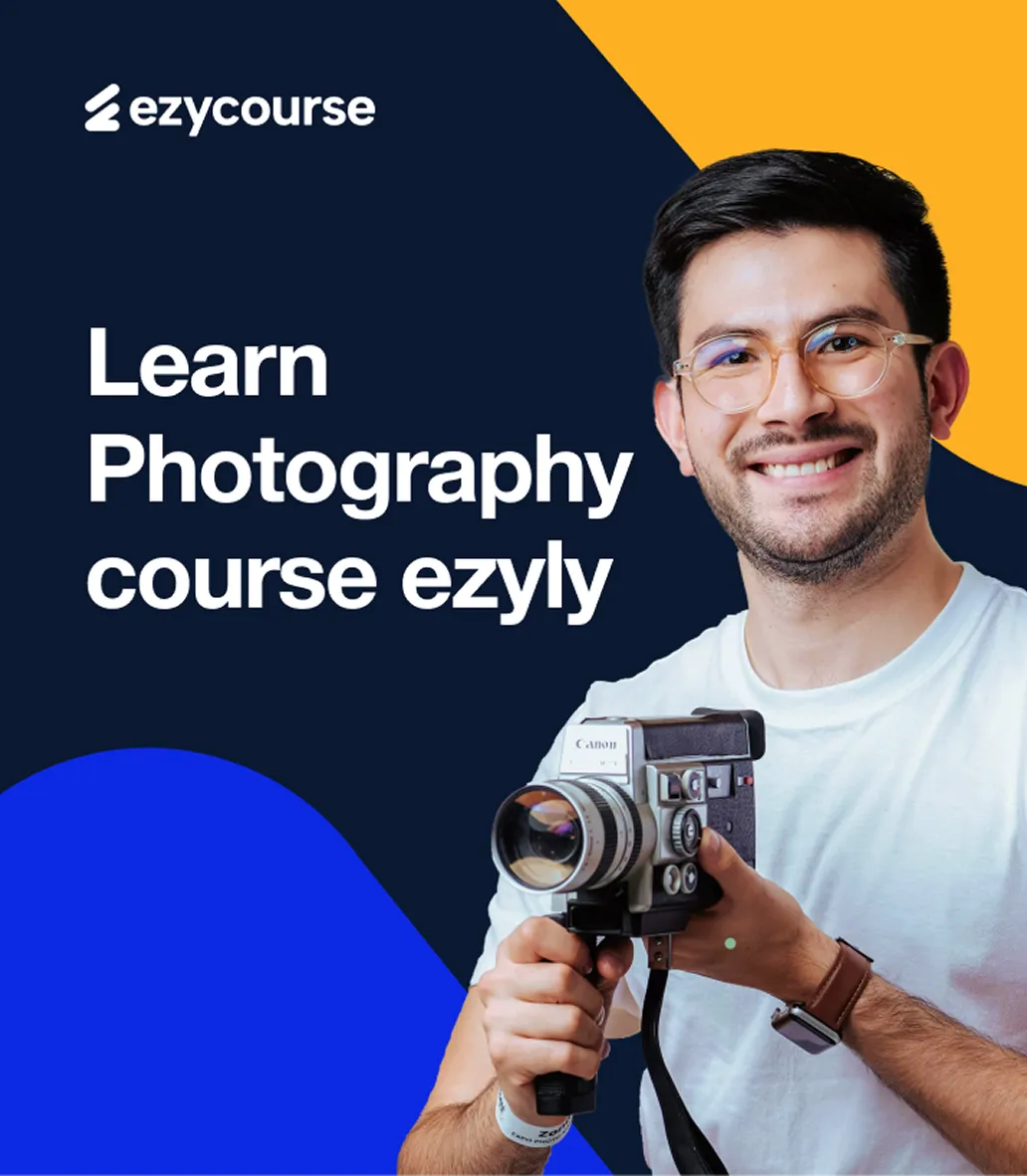 Ezy Course promotion card design by ofspace