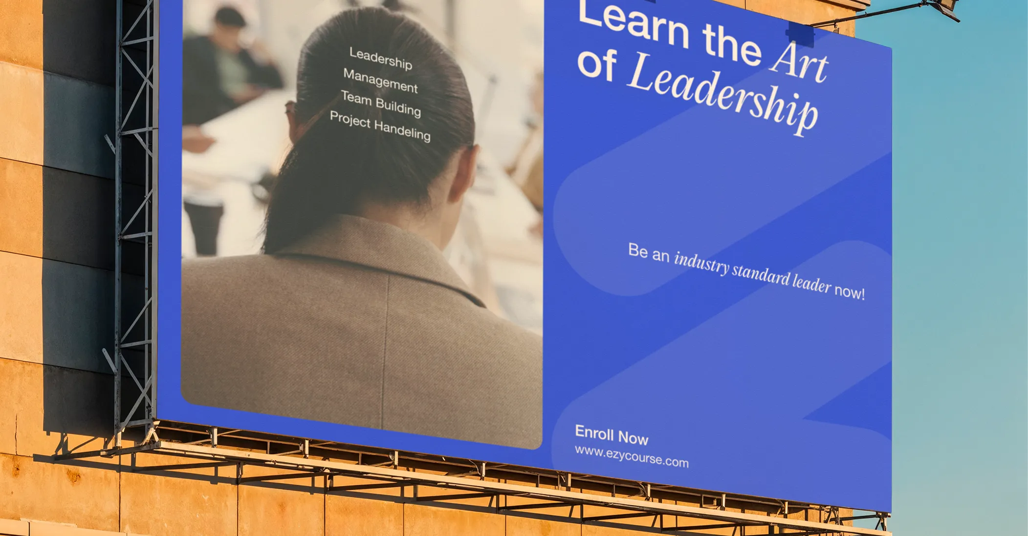 Ezy Course bill board design by ofspace