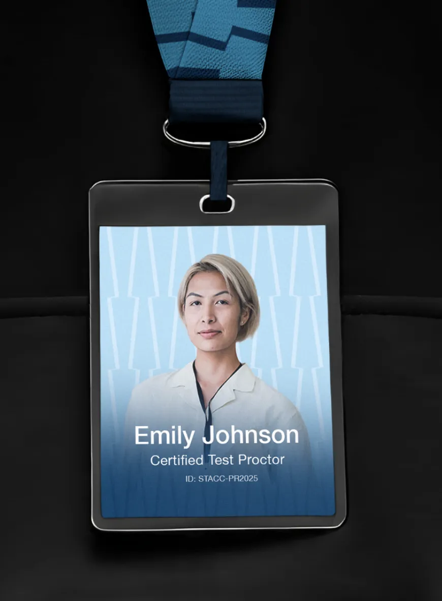 stacc exam id card branding 01 by ofspace