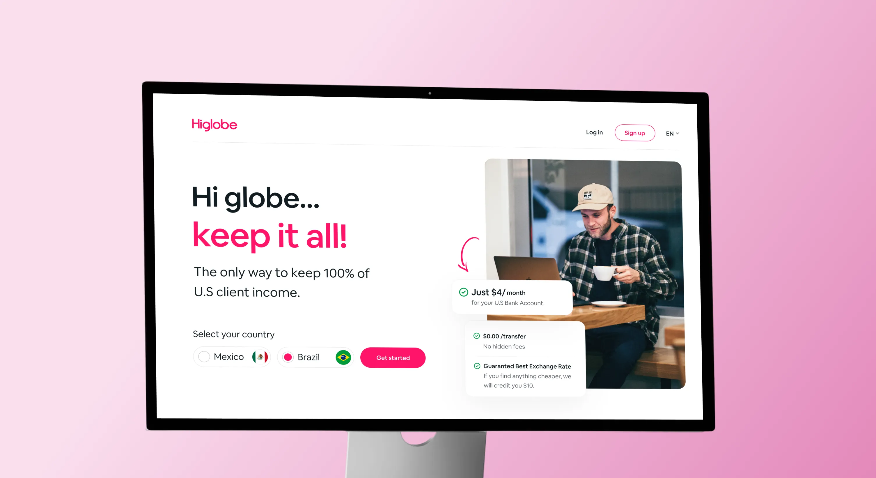 higlobe header by ofspace