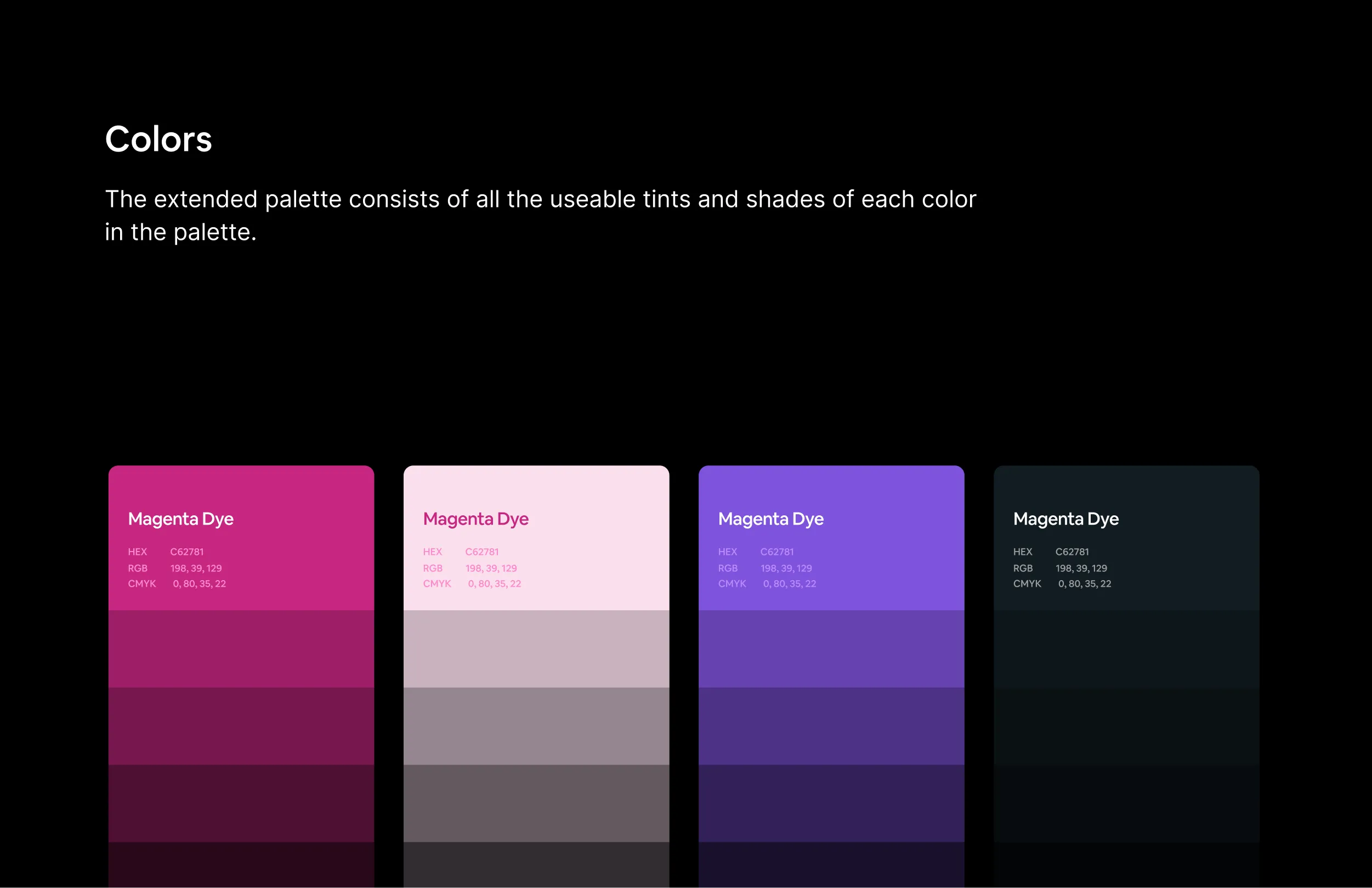 higlobe color palette by ofspace
