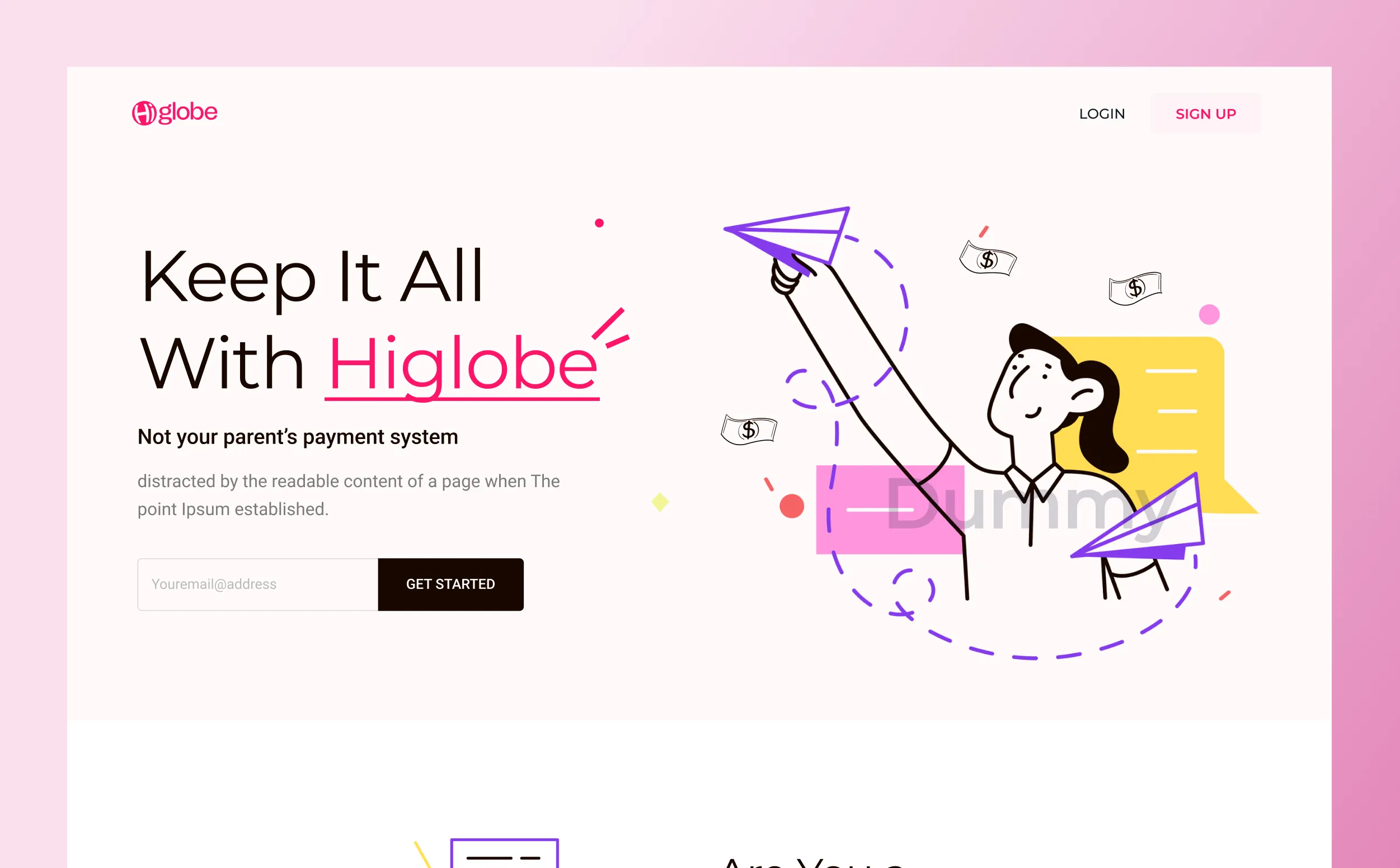 higlobe inner page presentation by ofspace