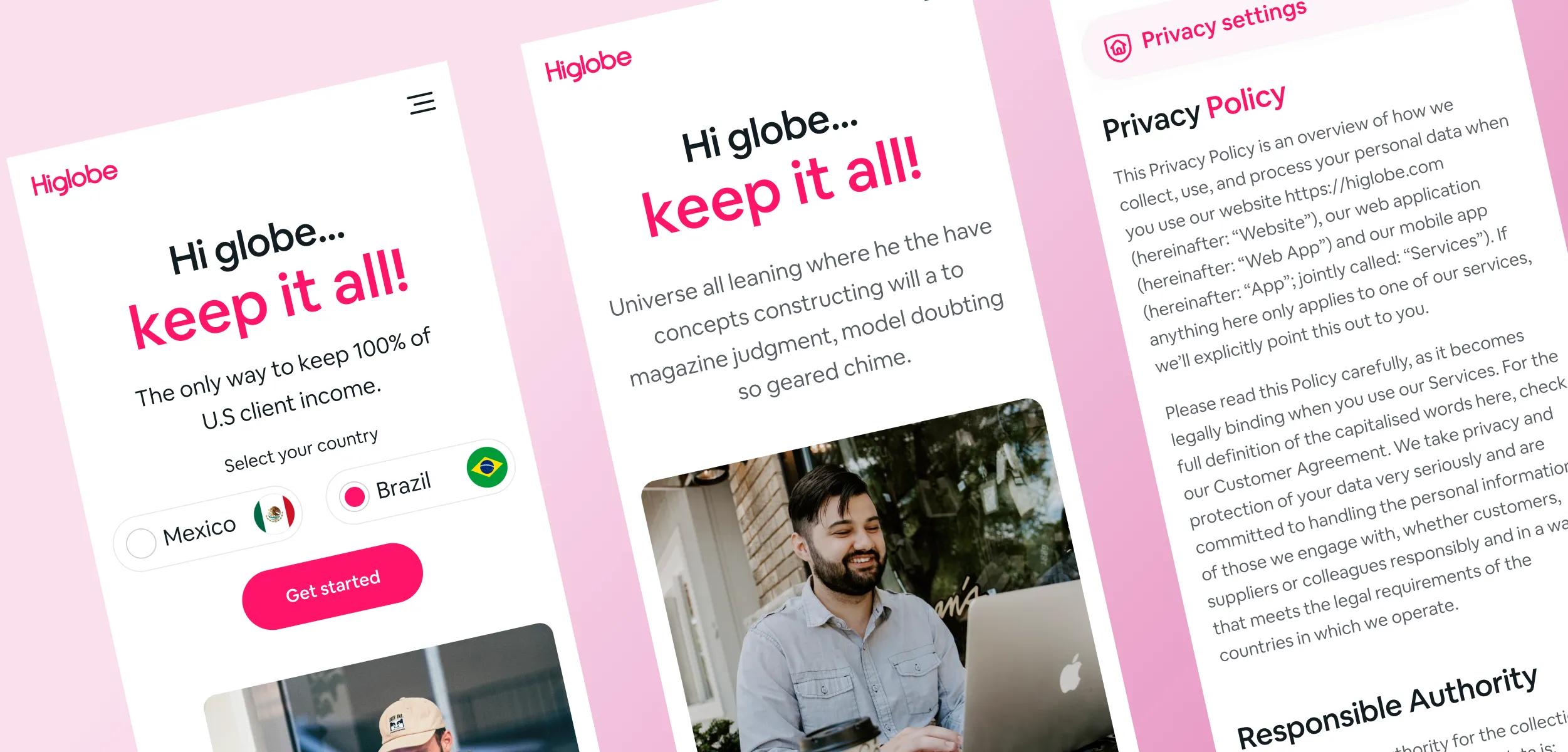 higlobe mobile responsive by ofspace
