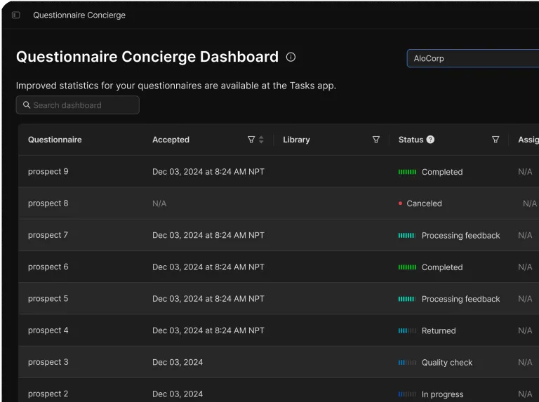 Questionnaire Automation