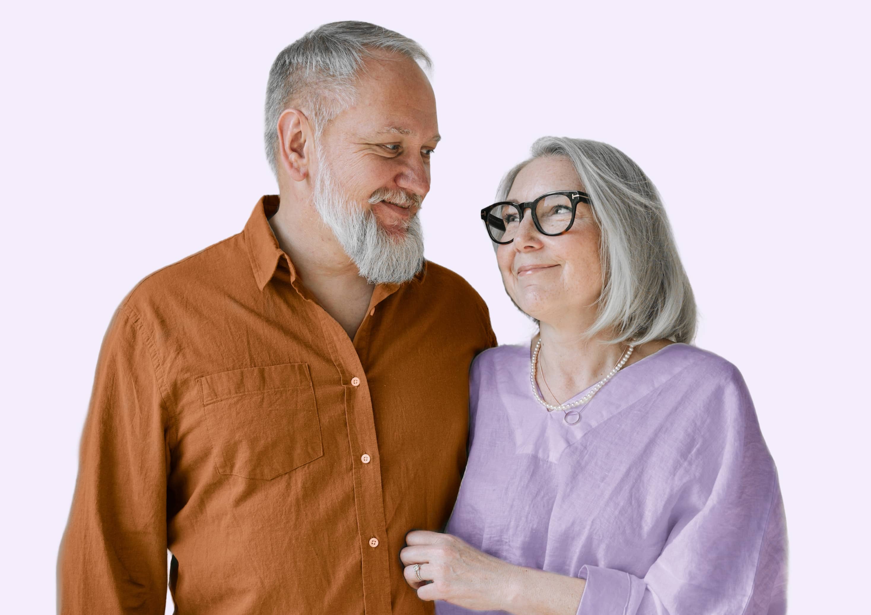 Get Started Seniors Couple Image Large - ElderlyCare X Webflow Template