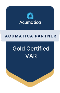 Acumatica Gold Certified Partner badge