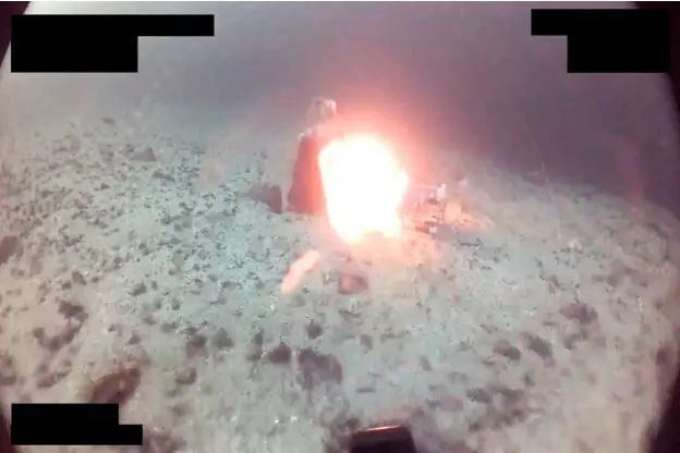 Screenshot of the Royal Navy’s new ROV unit