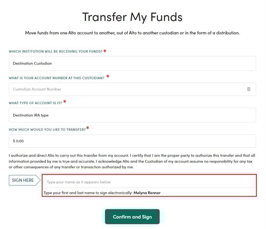 Outgoing custodian 2