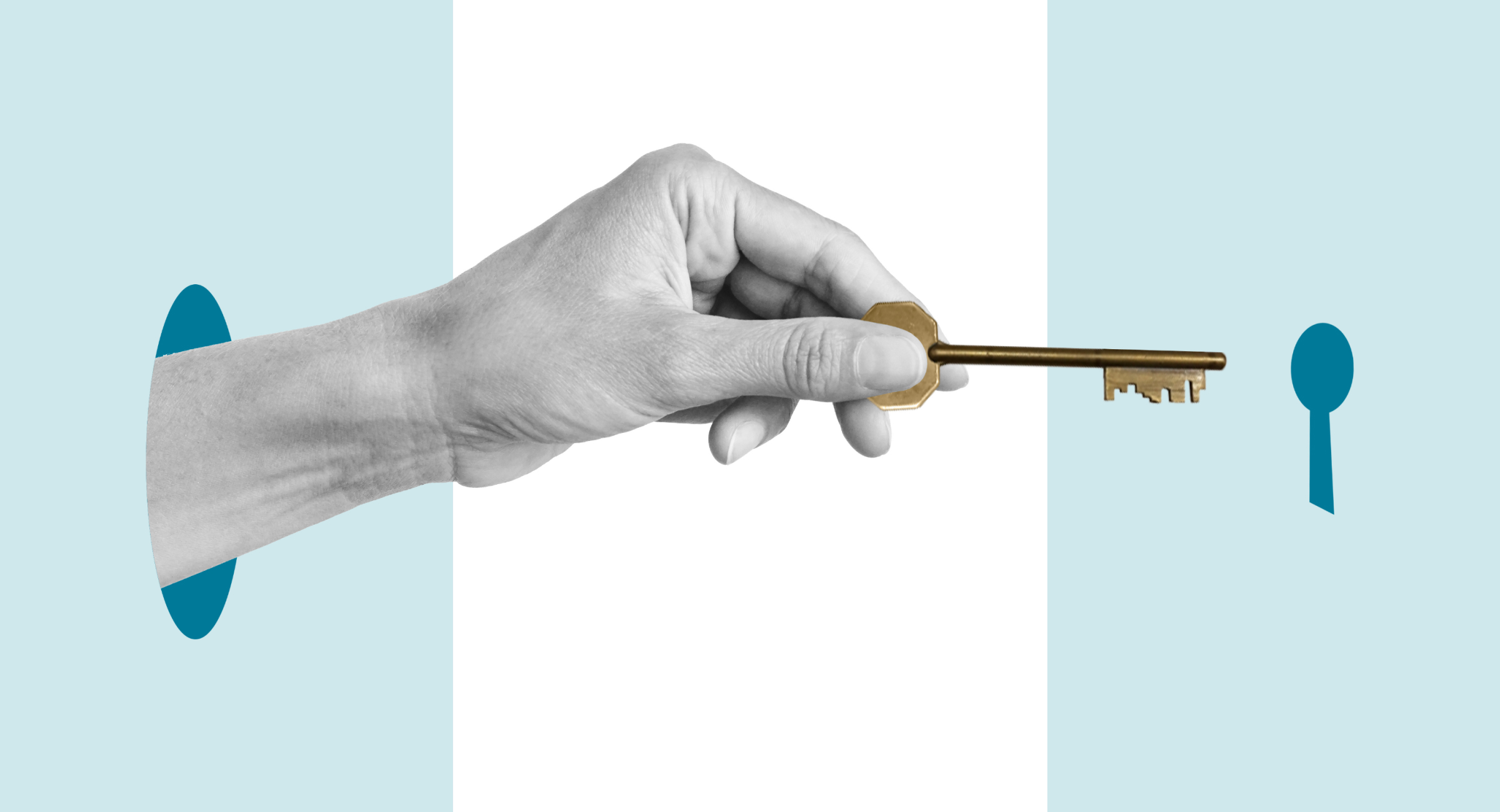 Photo of hand opening lock symbolizing access to private markets for individual investors