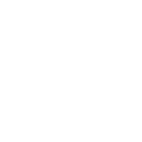 White plus sign on a black square background.