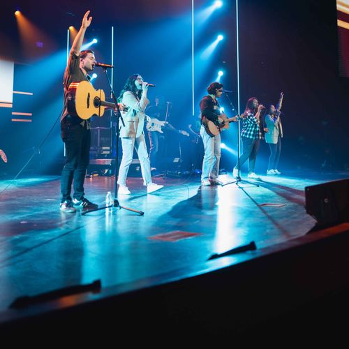 An image of the TFH Worship team