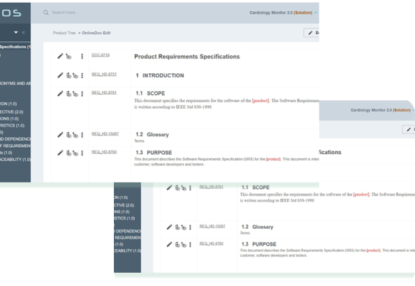 Document Control User Interface
