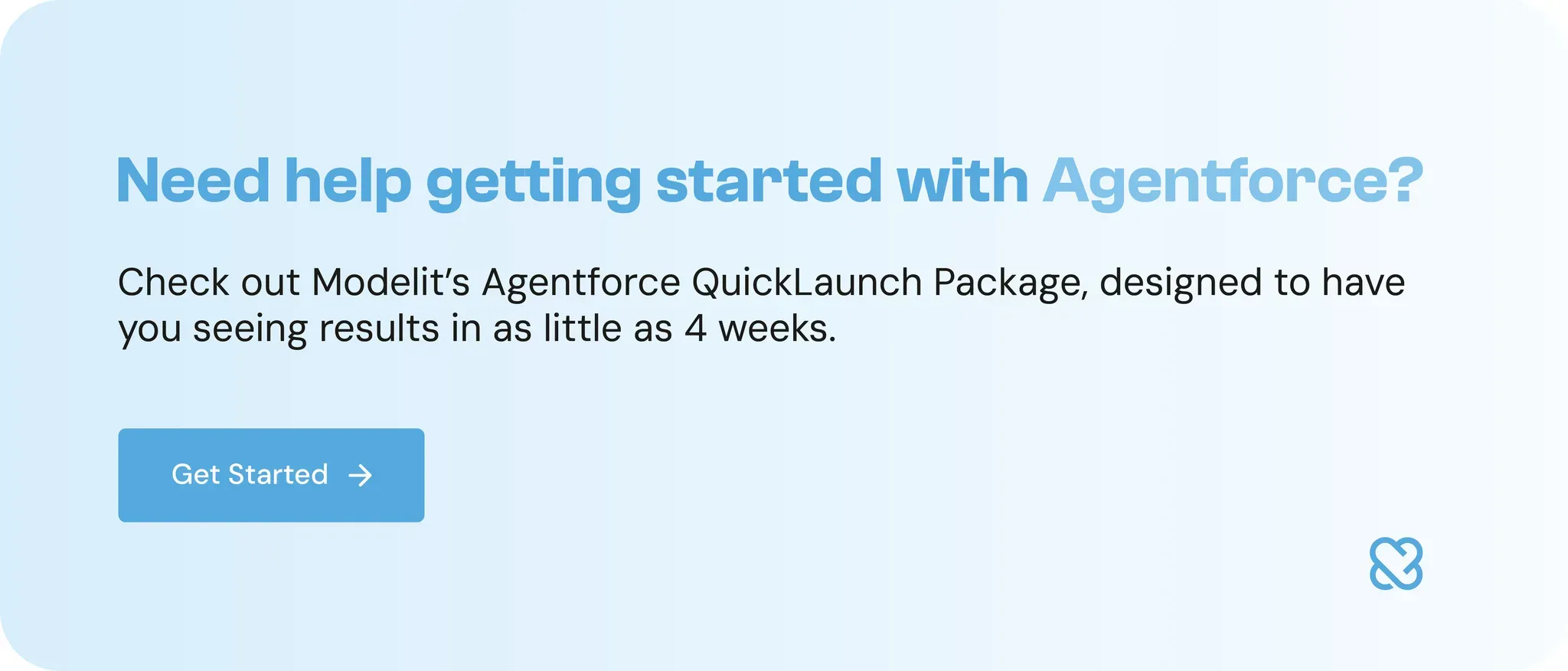 Modelit Agentforce QuickLaunch Package