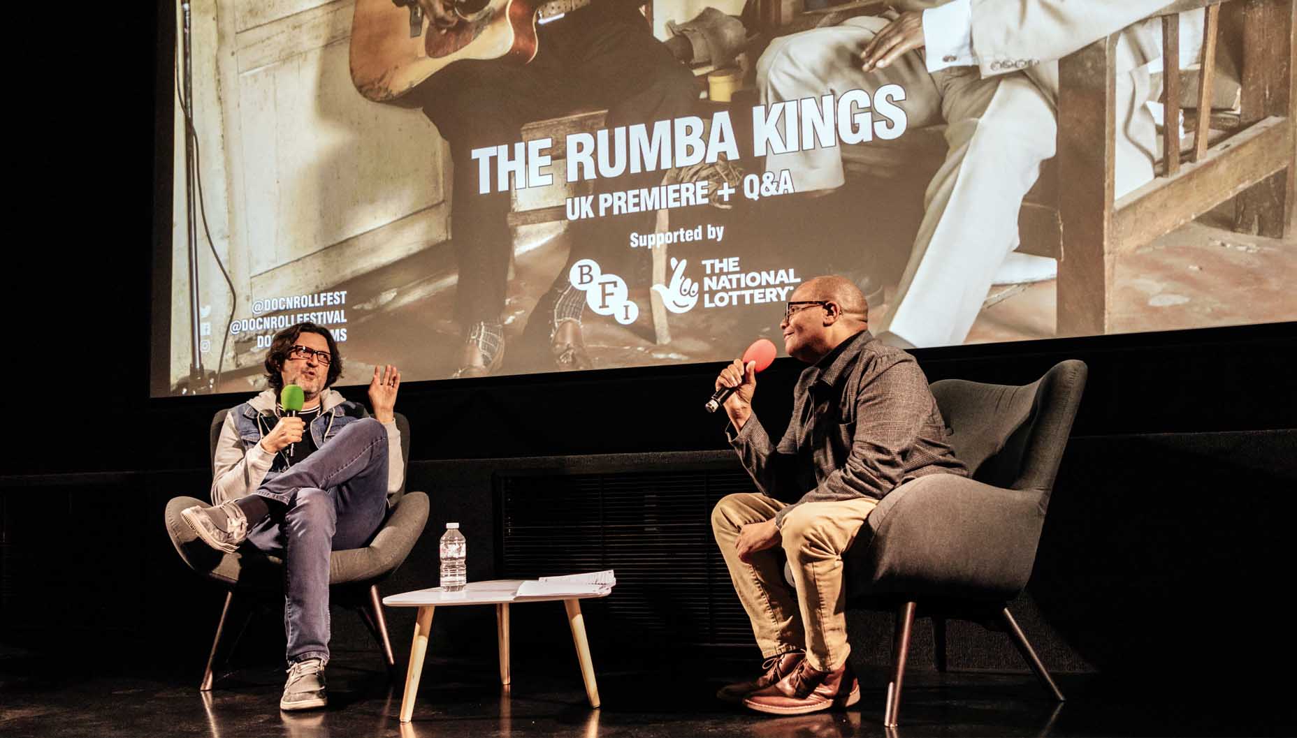 Alan Brain during an editing session. 