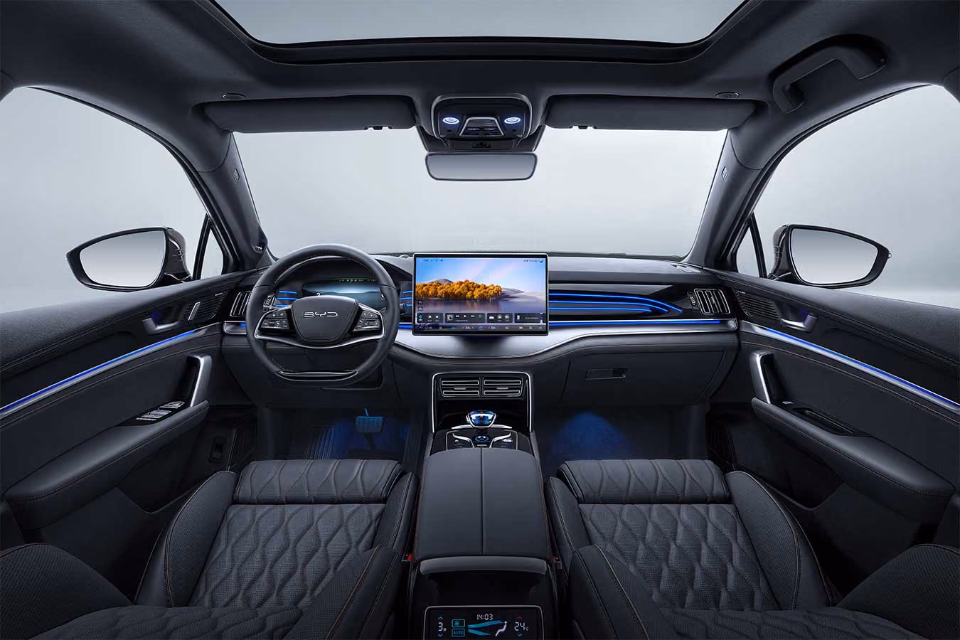 BYD TANG, Innenansicht, Intelligentes Cockpit
