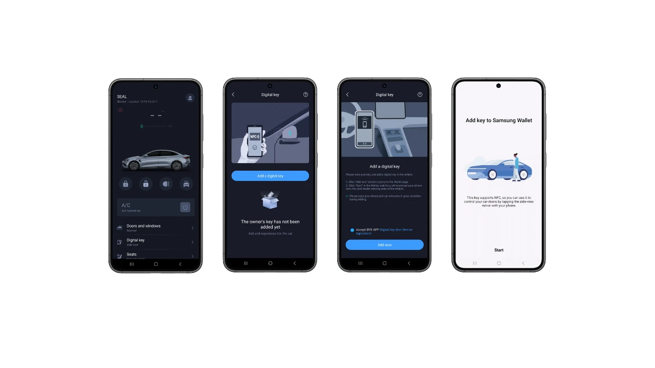 BYD SEAL U, Fahrend mit Rad am Dach durch Stadt