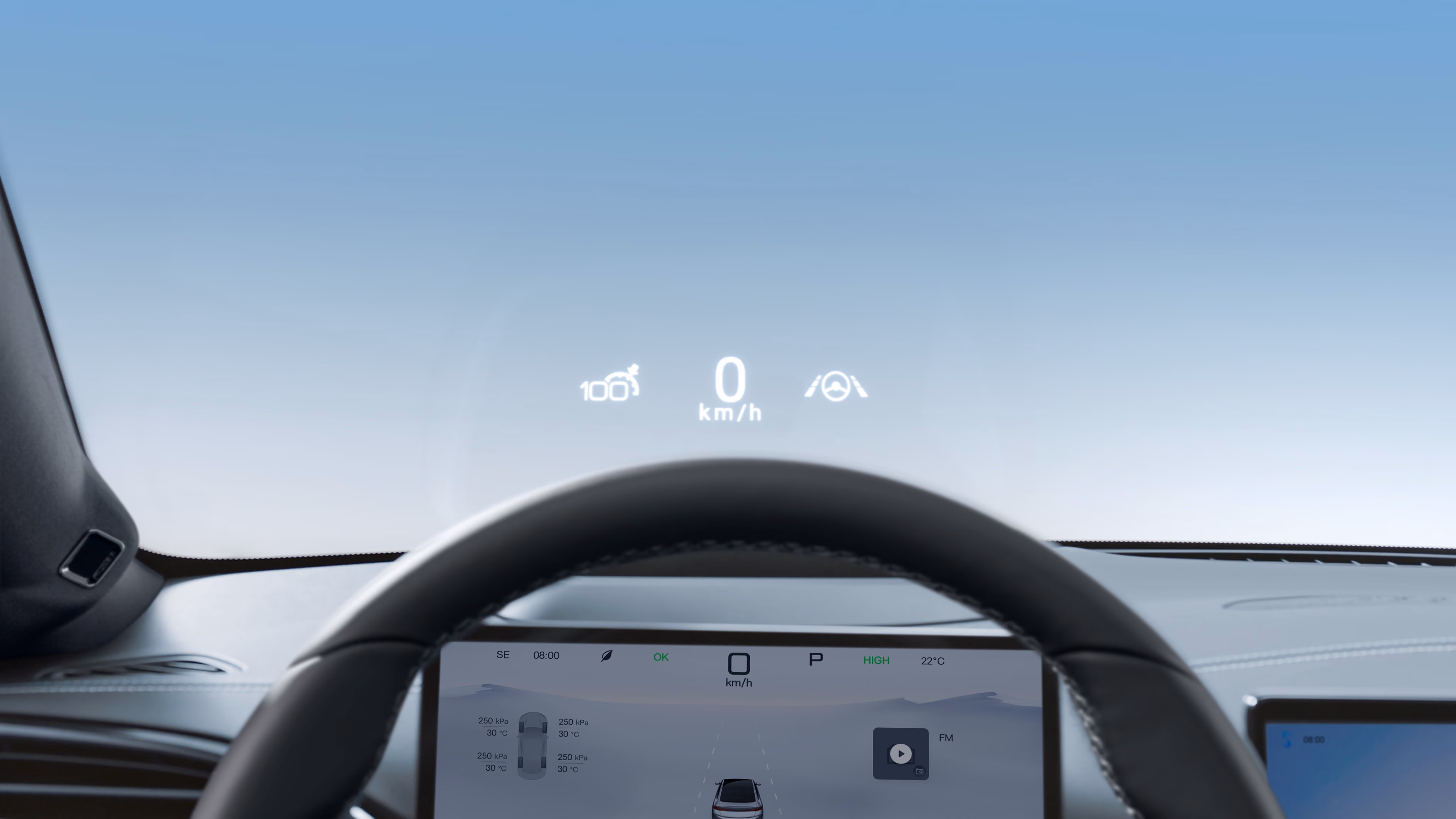 BYD SEAL, Innenansicht, Head-up-Display