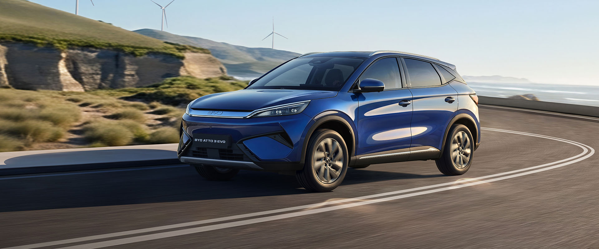 BYD ATTO 3, Seitenansicht, Hintertür, Fahrerseite,