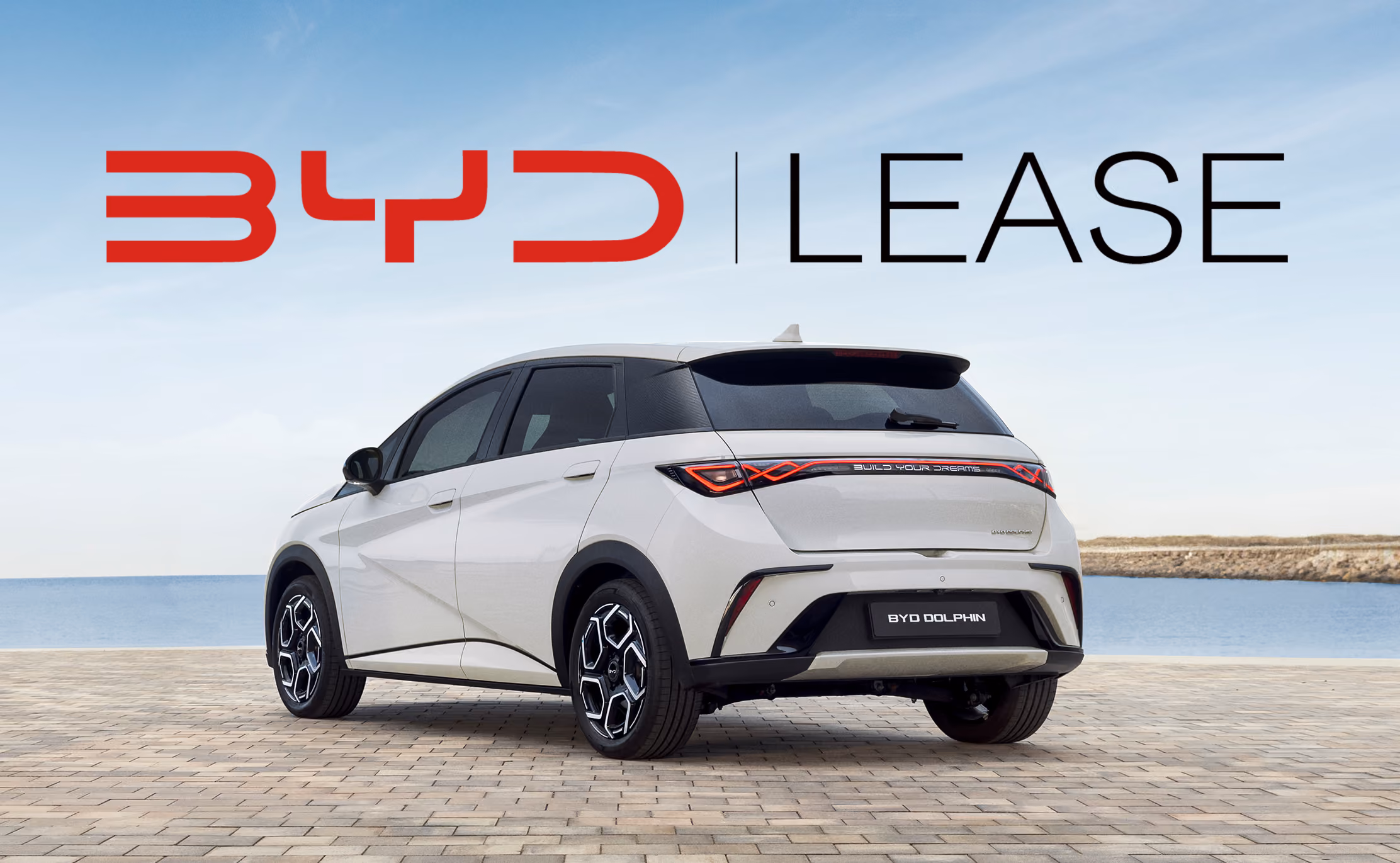 BYD DOLPHIN, Komplettansicht, Beifahrerseite, Fahrt beim Meer
