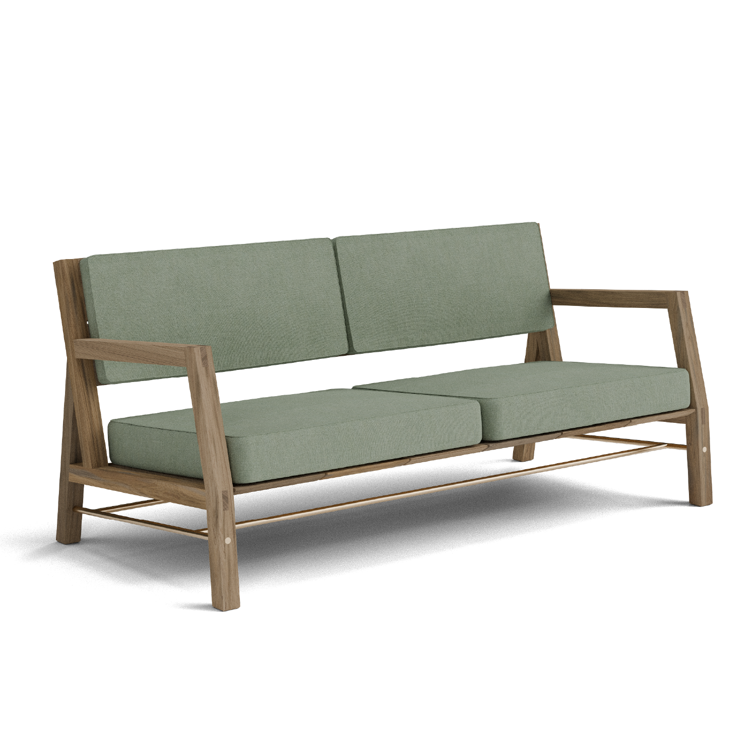 Inyo Loveseat - Front angled view