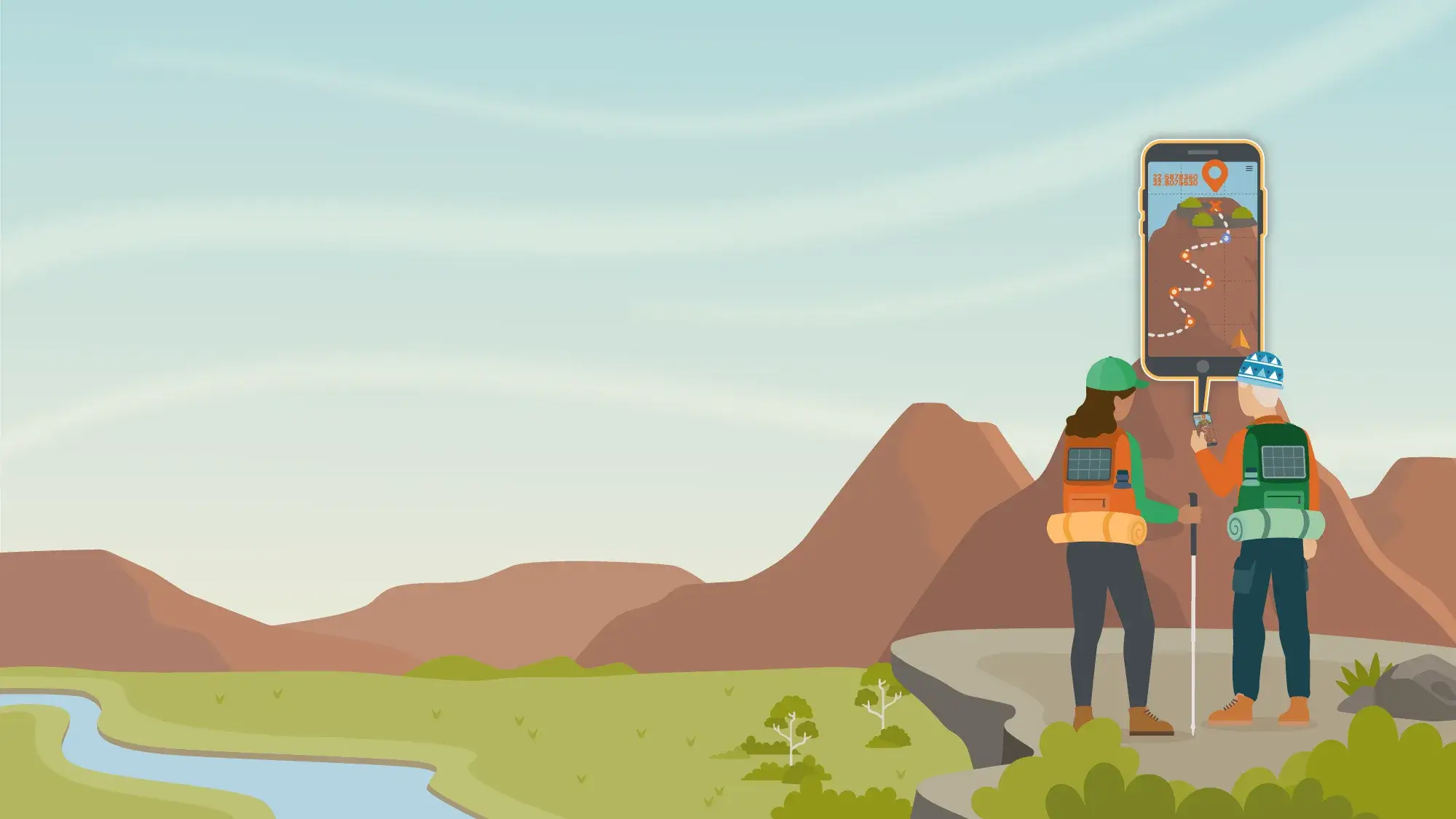 Journeyone Main Hero Illustration illustration for: Specialist depth, delivered as one