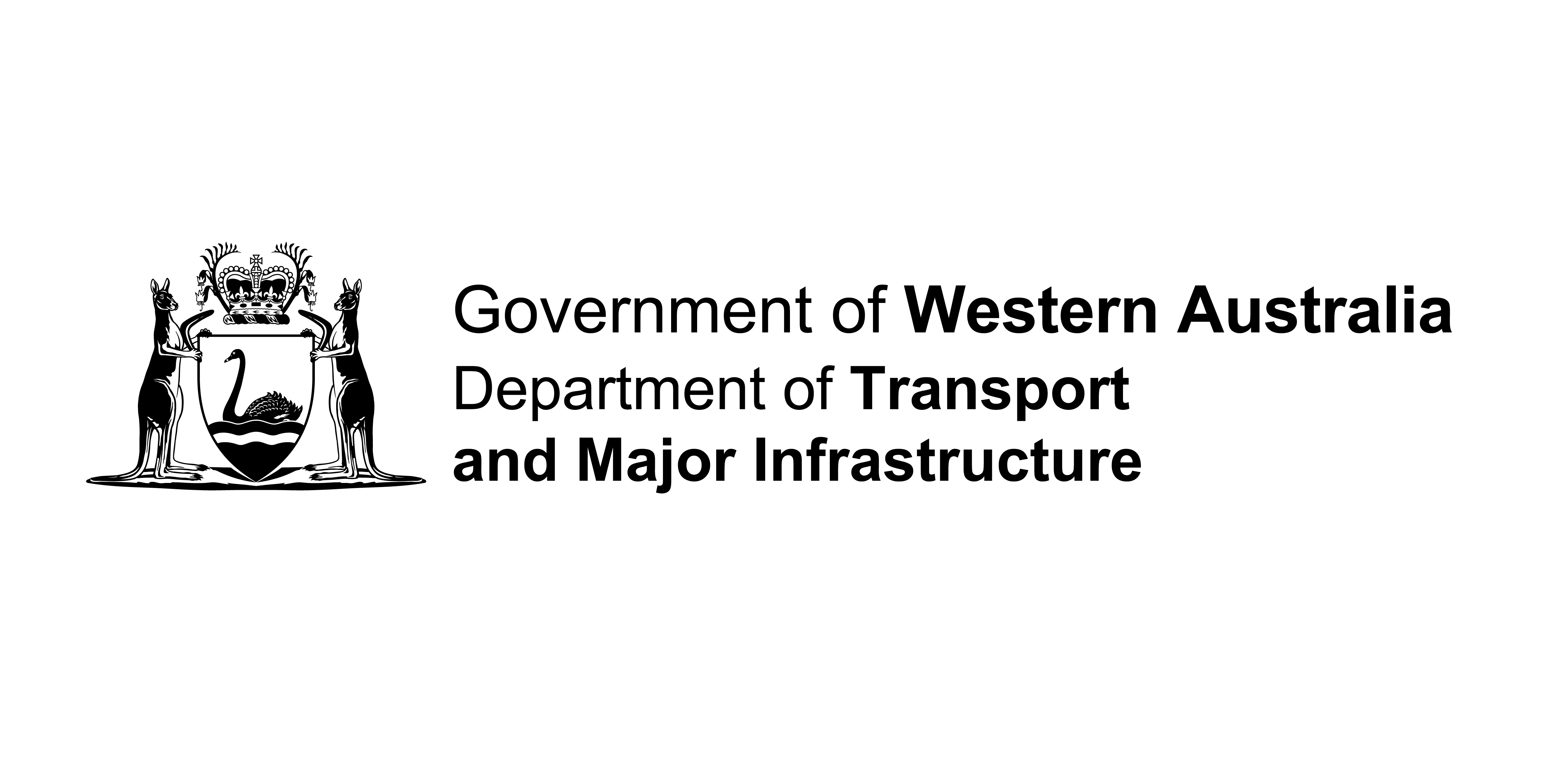 Government of Western Australia Department of Transport and Major Infrastructure Logo