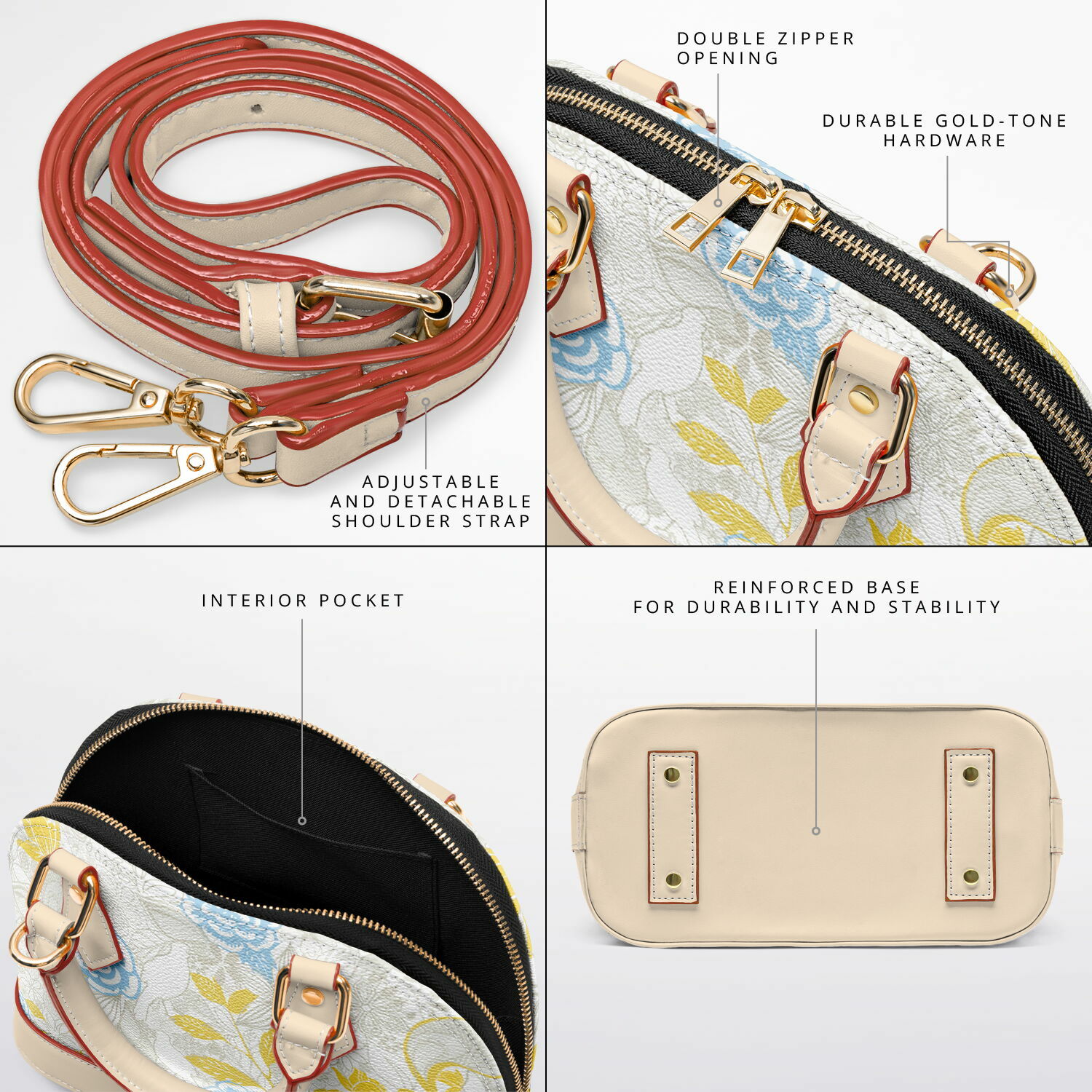 Dome Satchel Handbag - AOP Product image