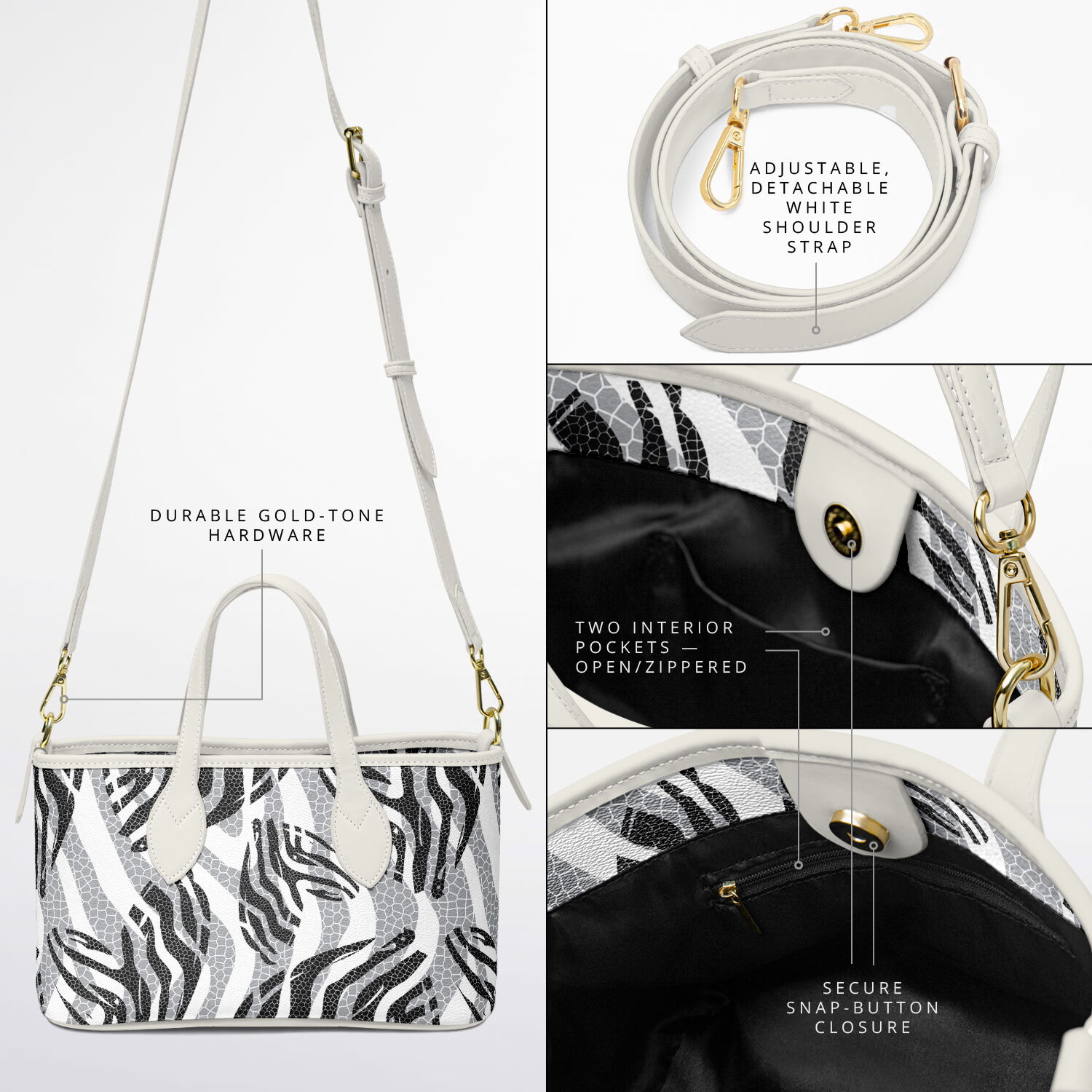 Leather Tote Bag - AOP Product image