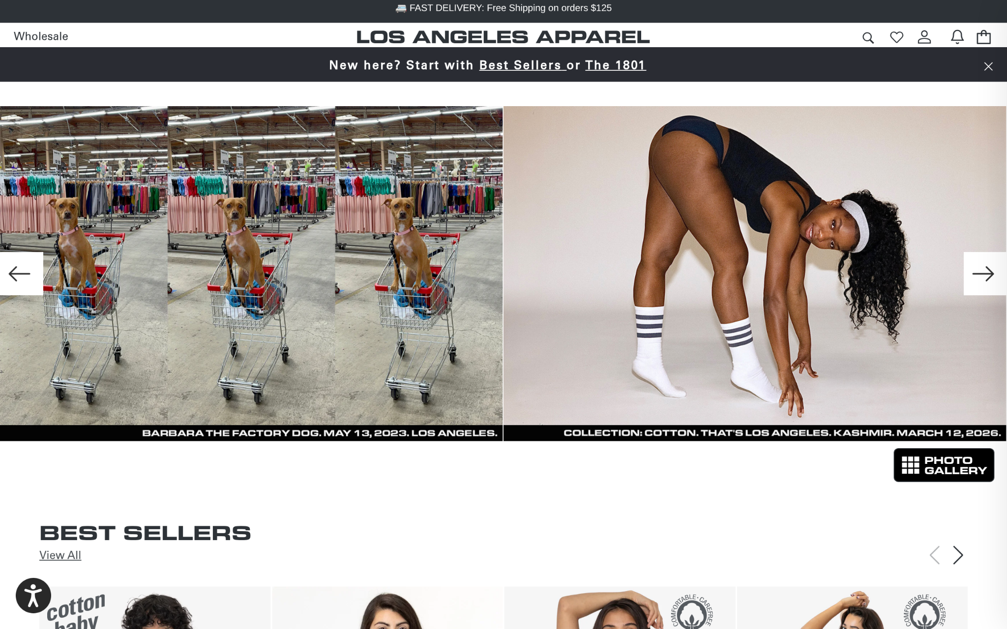 Los Angeles Apparel Screenshot