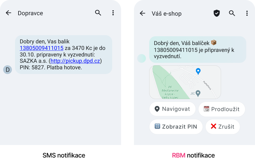 Delivery notification