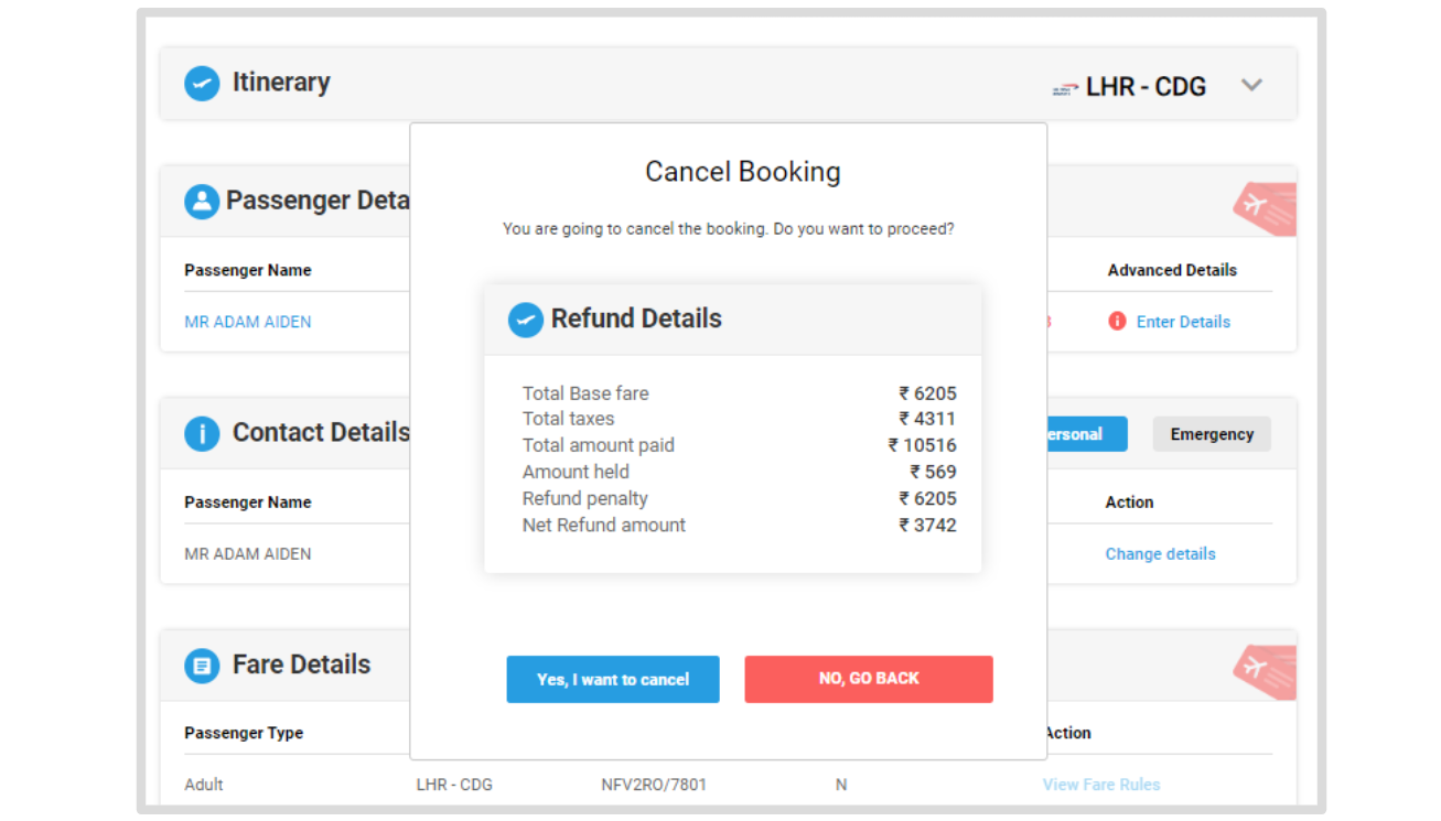 VDC makes it easy for travel agents to search flights and shop for ancillaries from a single interface