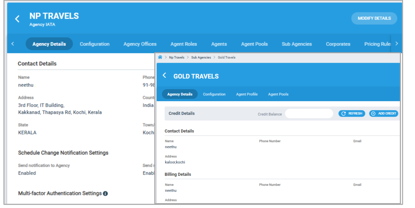 VDC makes it easy for travel agents to search flights and shop for ancillaries from a single interface