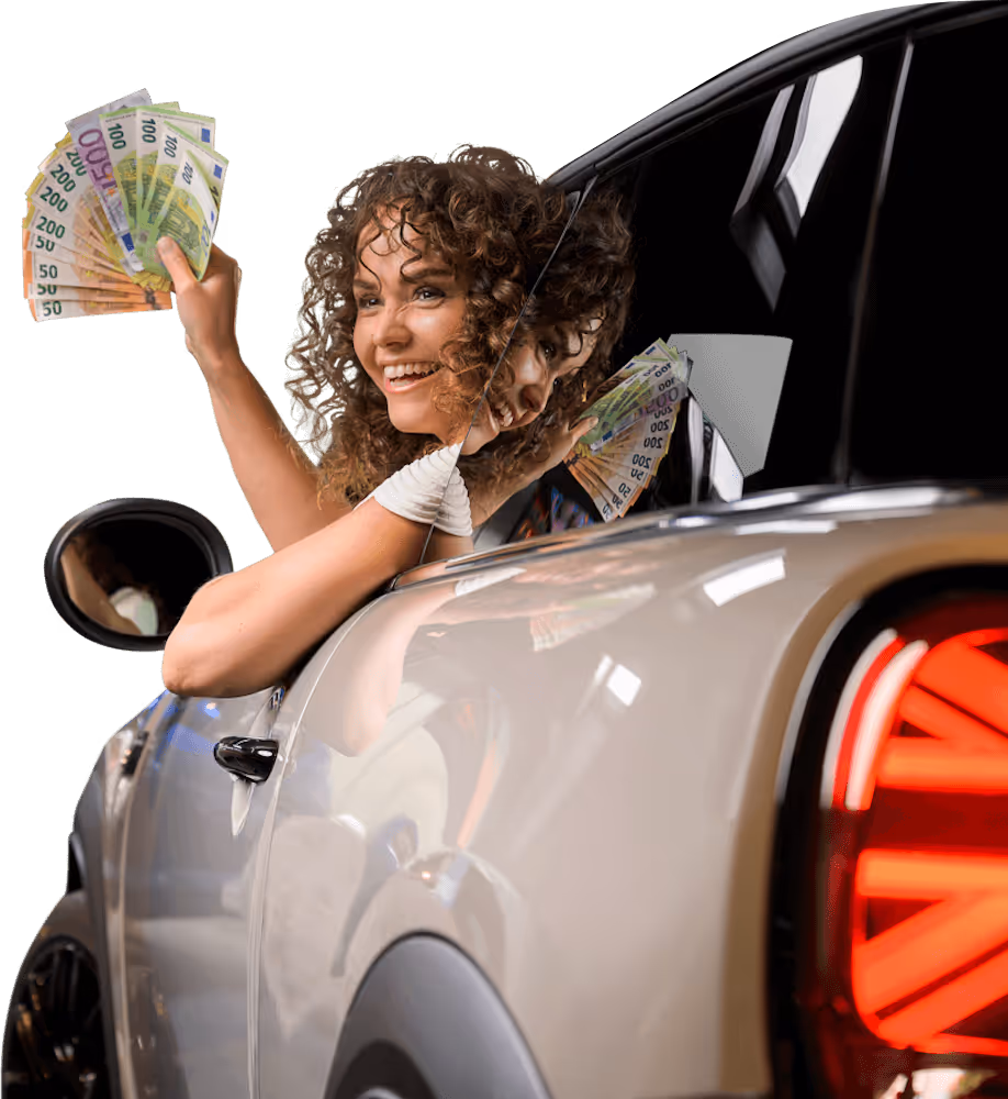 Auto verpanden bijven rijden