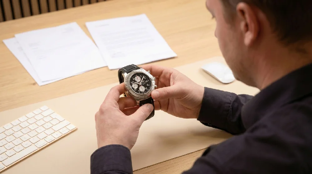 Persoonlijk gesprek met een horloge specialist