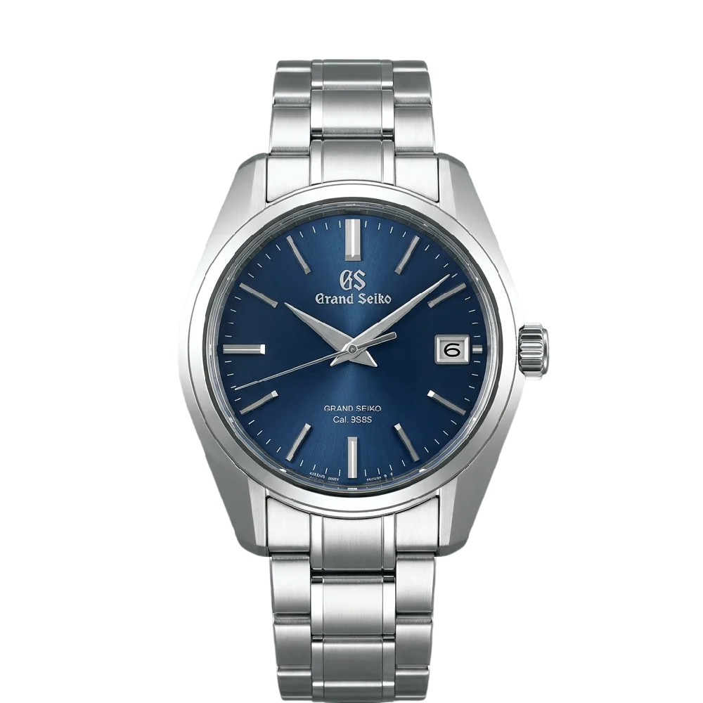 Grand Seiko Heritage Collection Hi-Beat horloge met edelstalen kast en blauwe wijzerplaat