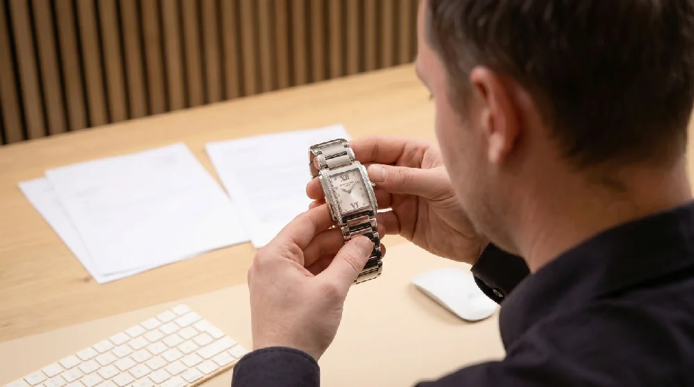 Horlogemaker taxeert een Patek Philippe Twenty-4