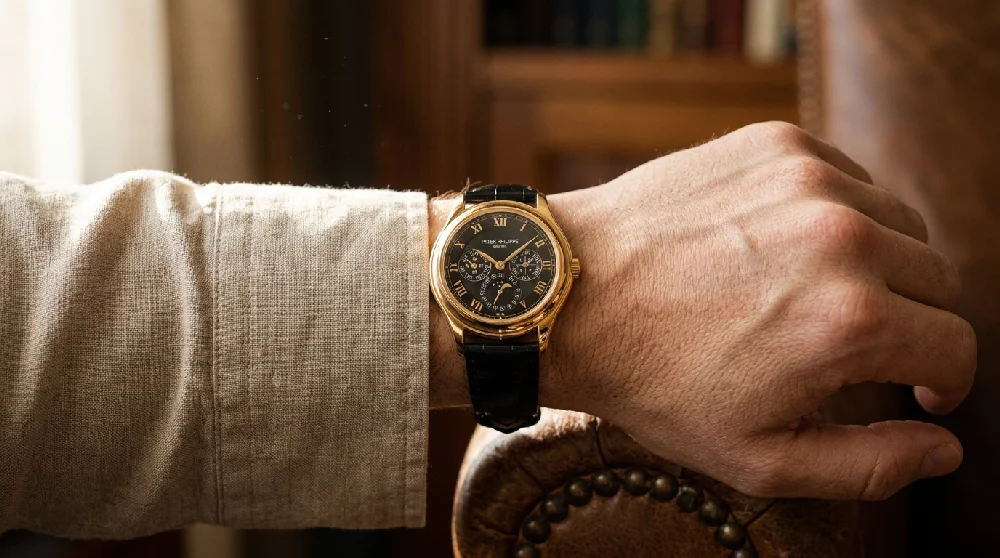 Patek Philippe horloge veilig opgeslagen in een kluis