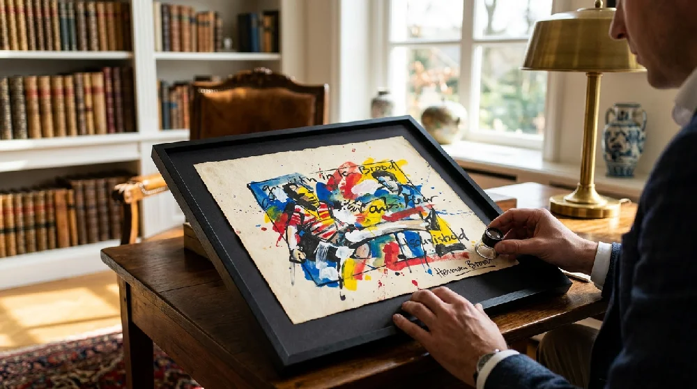 Herman Brood Mixed Media & Tekeningen veilig opgeslagen in depot