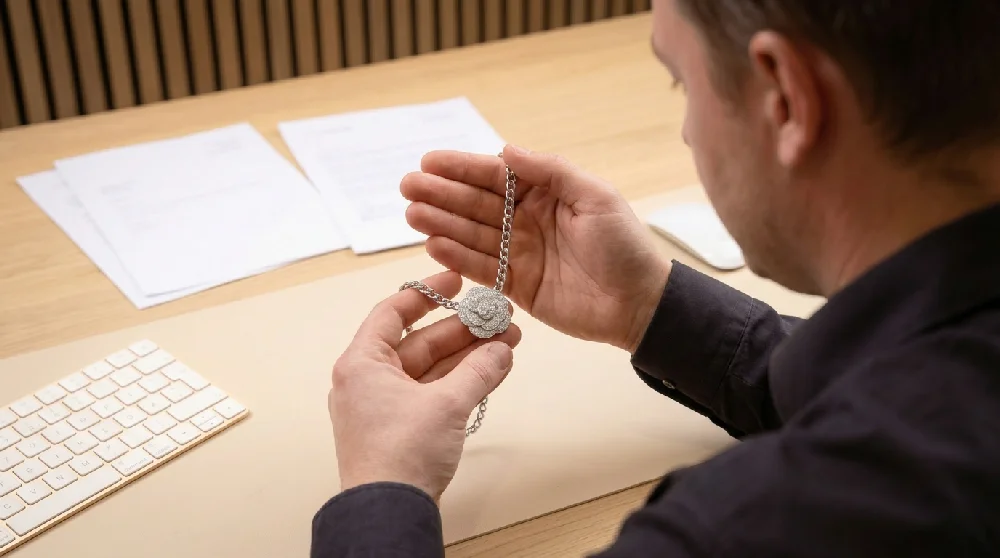 Iconische bruine lederen Fendi handtas met het bekende FF-motief