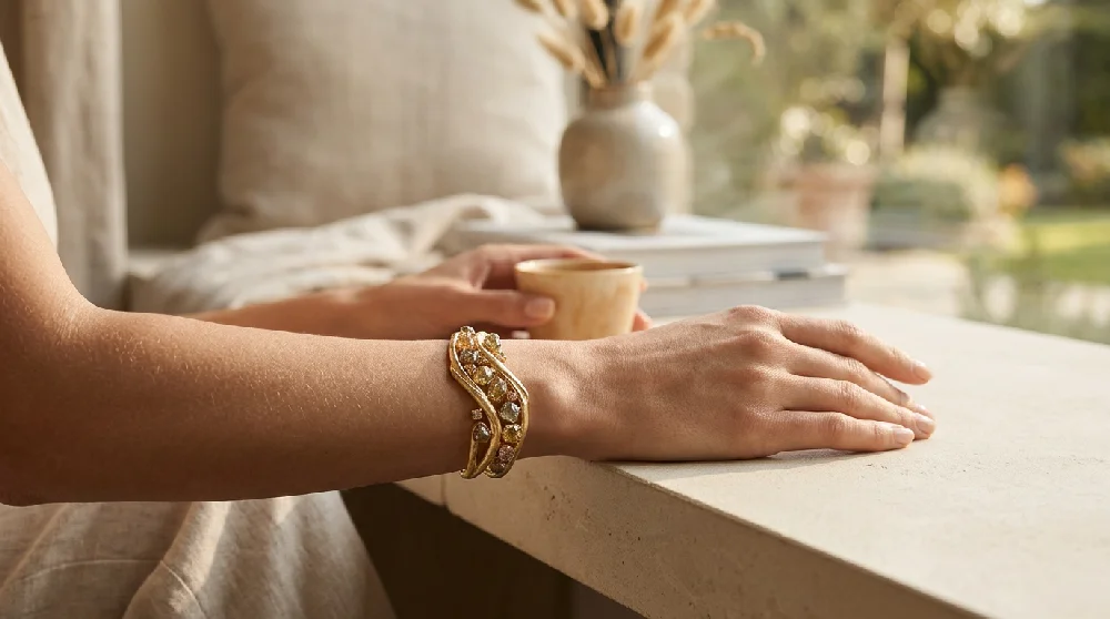 Luxe De Beers diamanten sieraden veilig en zorgvuldig opgeborgen in een beveiligde kluis