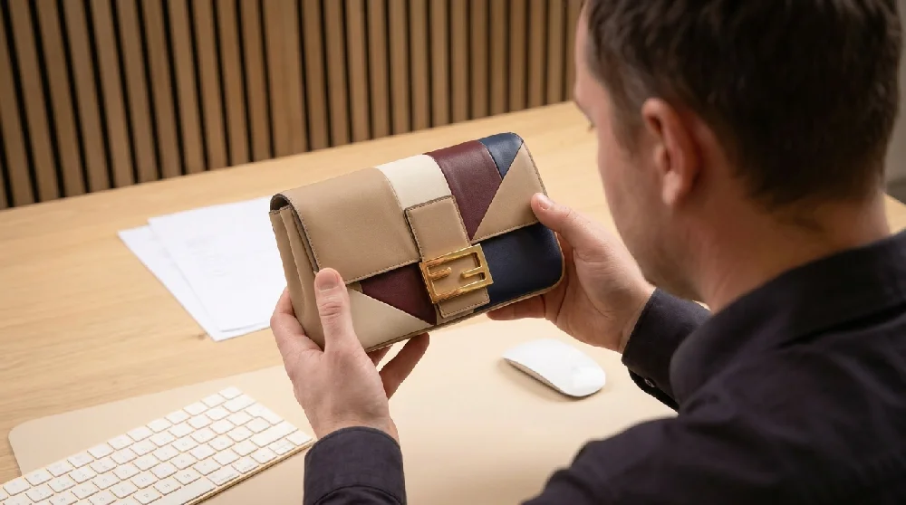 Een professioneel taxatie- en adviesgesprek voor luxe goederen aan tafel