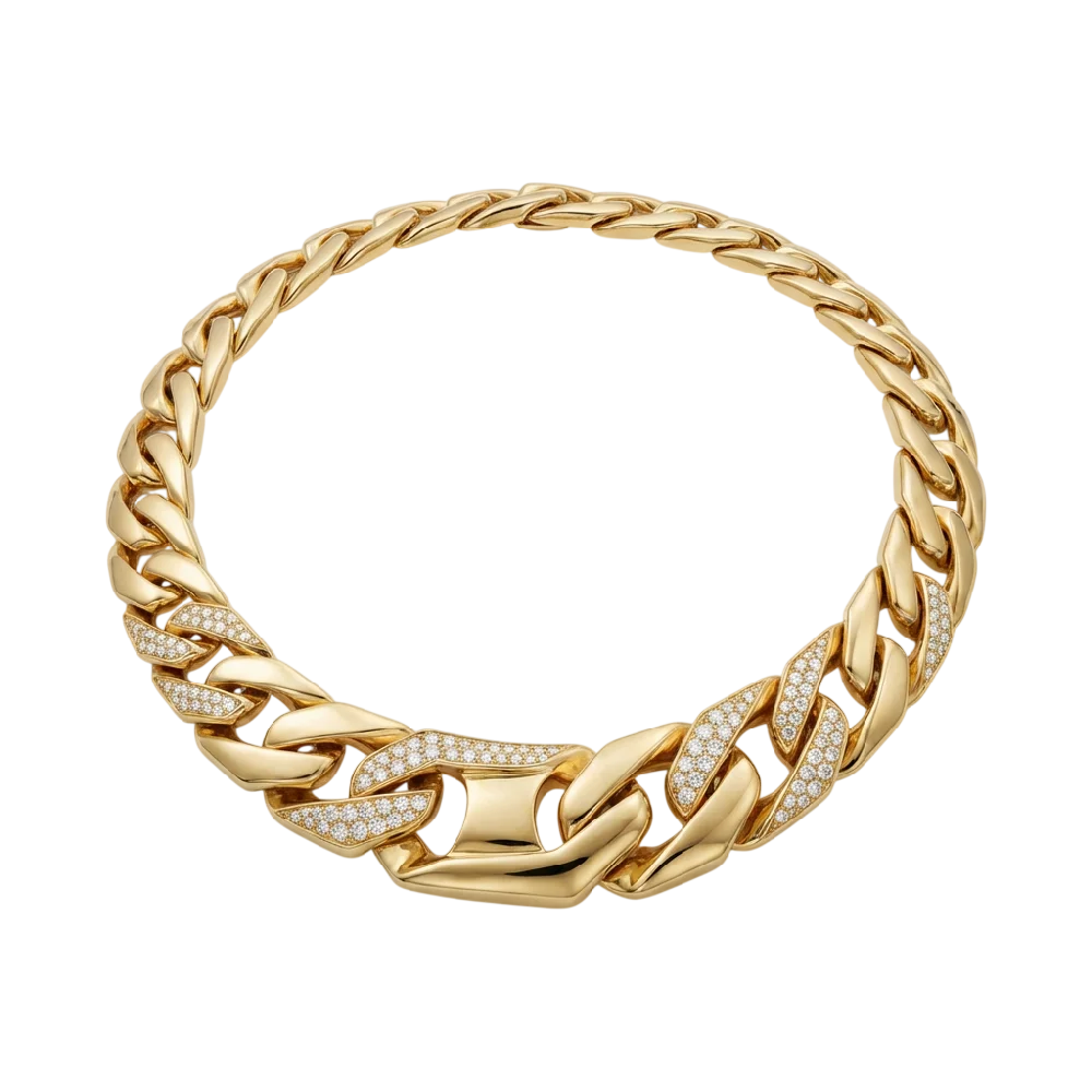 Close-up van een Cartier Clash de Cartier ring in roségoud