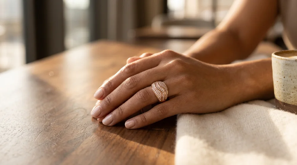 Beveiligde kluis met luxe sieraden