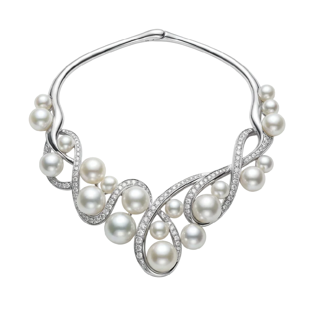 Tasaki Atelier Tasaki High Jewelry sieraad met diamanten en parels