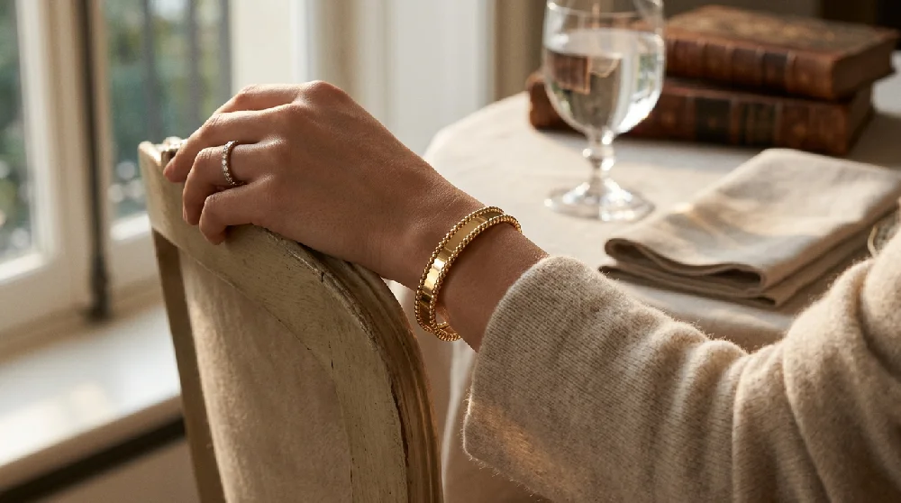 Een zwaarbeveiligde kluis waarin luxe sieraden worden bewaard.