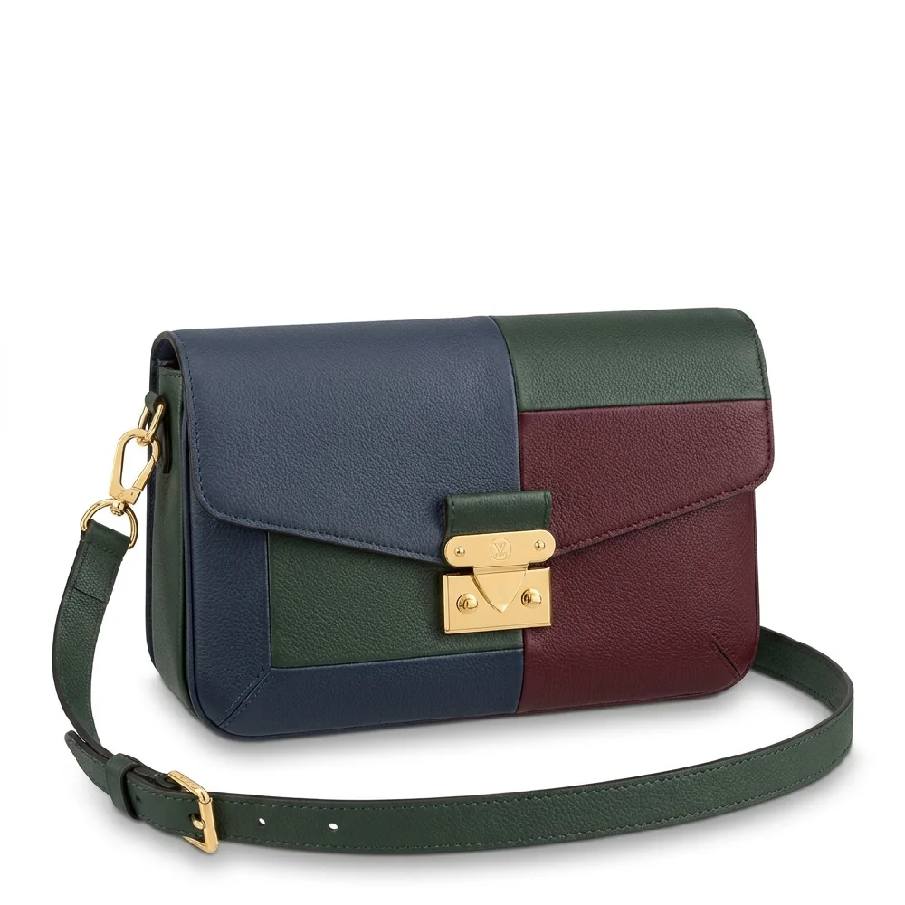Leren Louis Vuitton GO-14 MM tas op een marmeren ondergrond